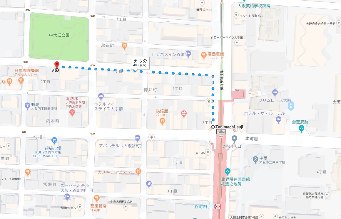 google map to metro