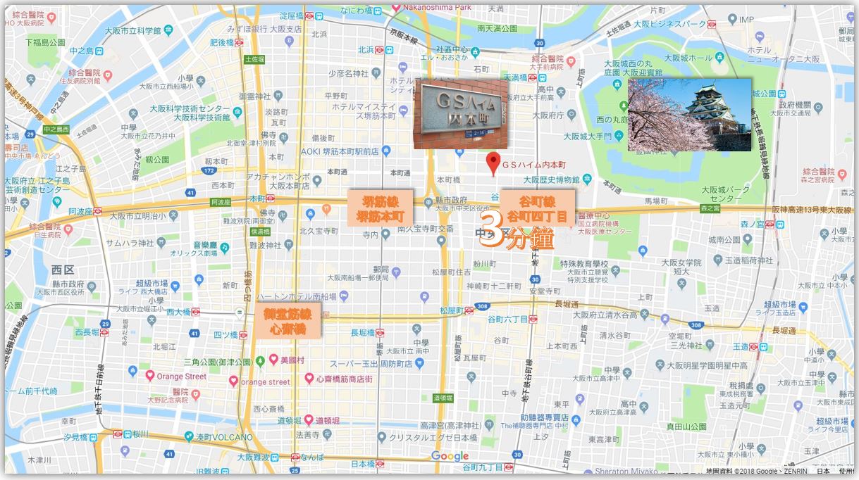 ＧＳハイム内本町 MAP