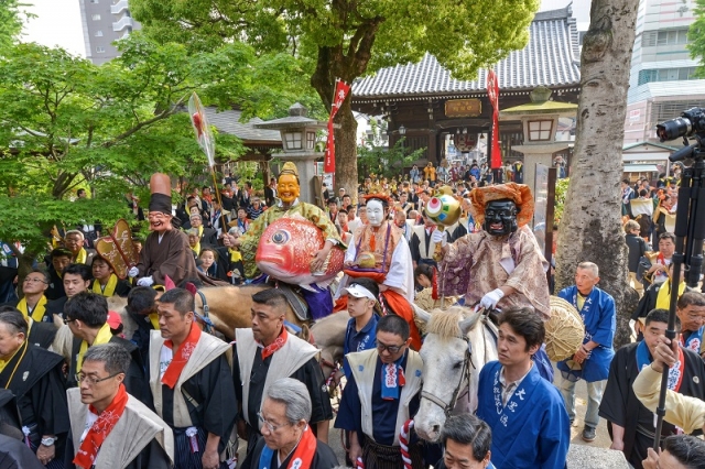 博多松囃子・櫛田神社(2014)